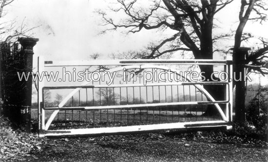 The Dick Turpin Gate, Gilwell Park, Chingford, London. c.1950's.
